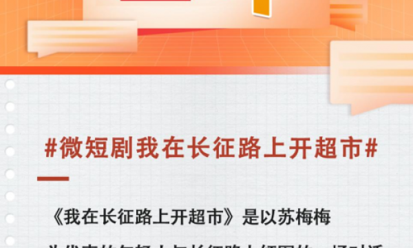 叫好又叫座！短剧《我在长征路上开超市》获人民文娱高度评价，热度持续走高